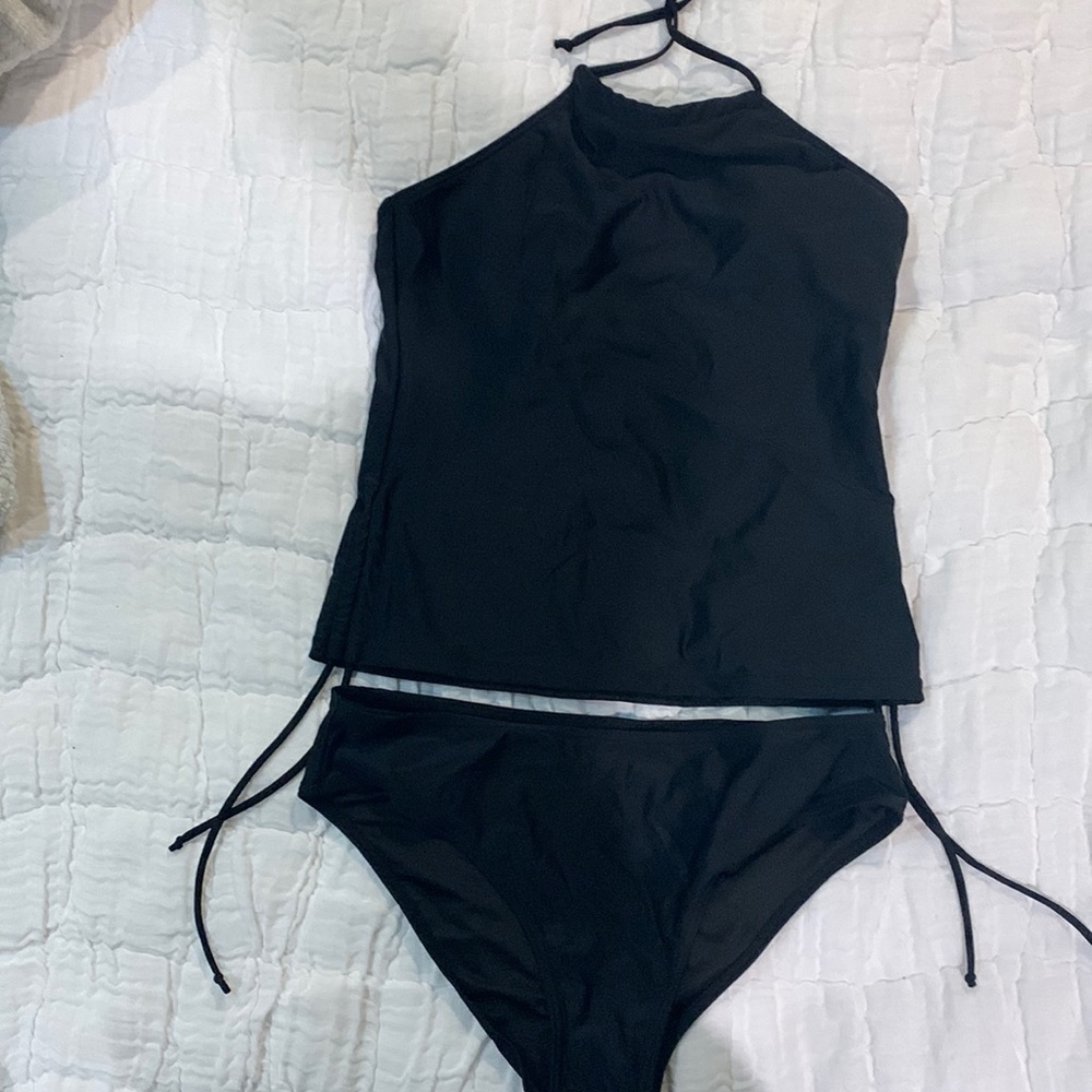 NWT Beachsissi Black Tankini, extra large